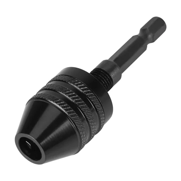Nyckellös Chuck Adapter 1/4 tums Hex Skaft 0,8-8mm Kapacitet för Elektrisk Skruvdragare Borr