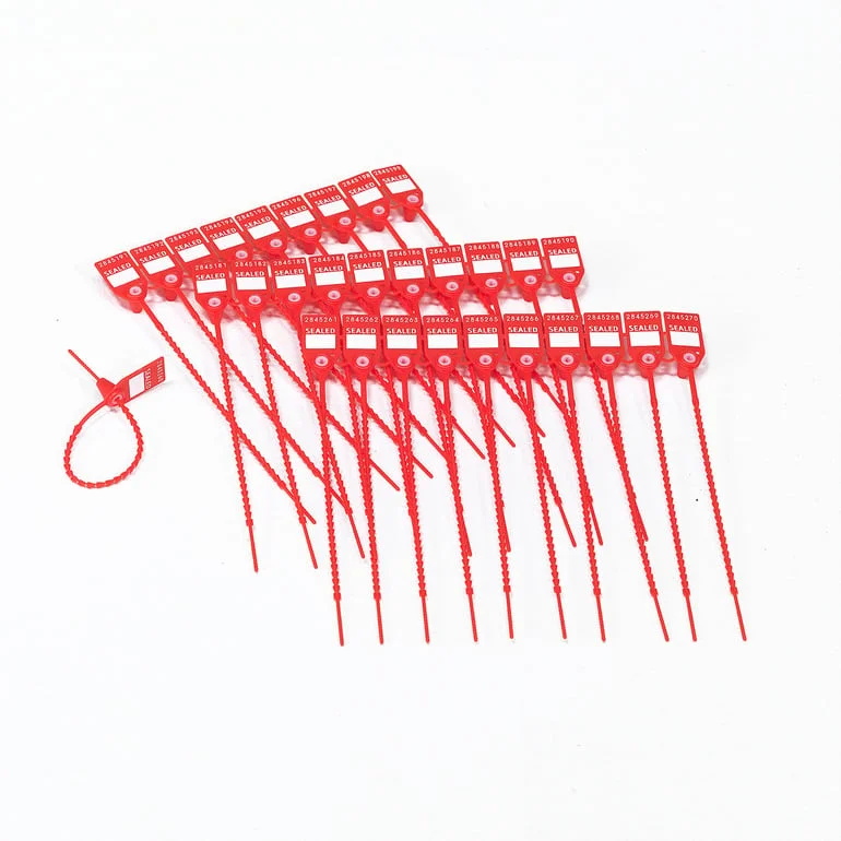 Plombering till plastback, numrerad, 100 st/fp
