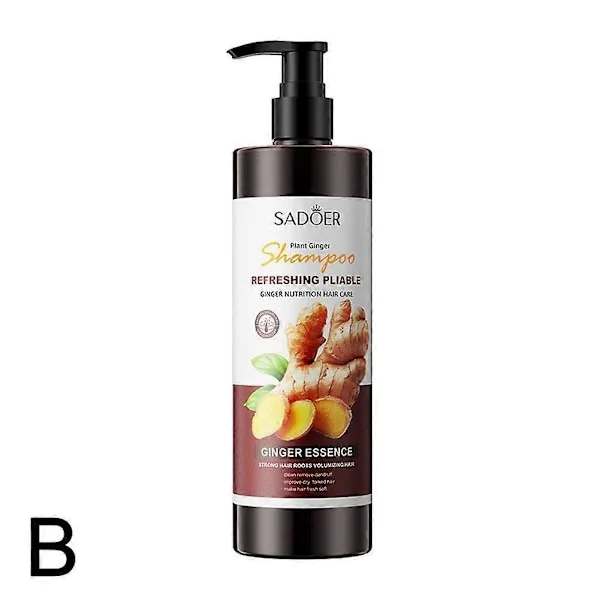 Sadoer Ingefær Shampoo og Balsam styrker hårrøttene og forhindrer hårtap.