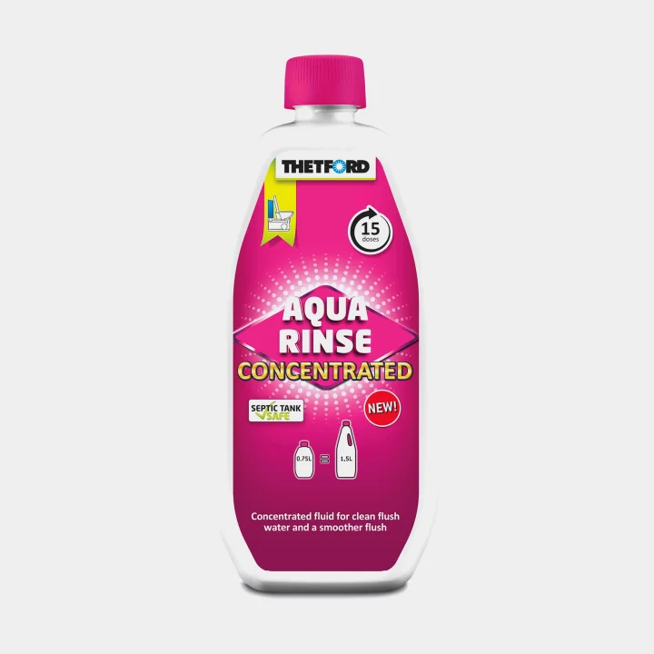 Spolvattentillsats för portabel toalett / kemtoalett Thetford Aqua Rinse, koncentrerad, 750 ml