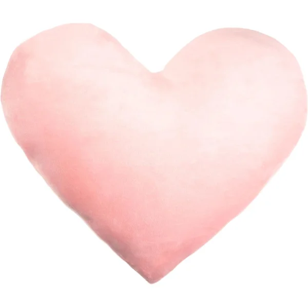 Pynteputer, dekorative puter til barnerom, lekeromsinnredning, søte pynteputer (rosa hjertepute)