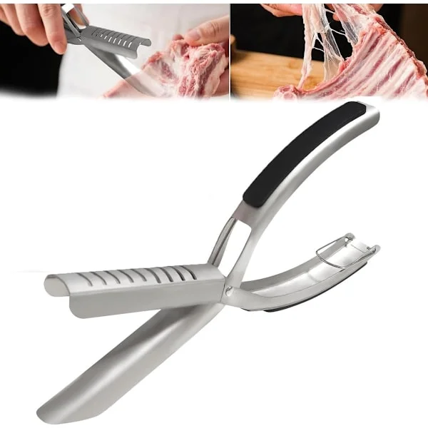 Rib Membran Fjernelsesværktøj Rib Forberedelsesværktøj Grill Rib Separator Rustfrit Stål Rib Membran Fjernelsesværktøj Ergonomisk Design Nem Grill Rib