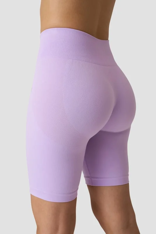 ICANIWILL - Smooth Seamless Biker Shorts Pastel Lilac- Shorts - Dames - sportkleding van ICIW