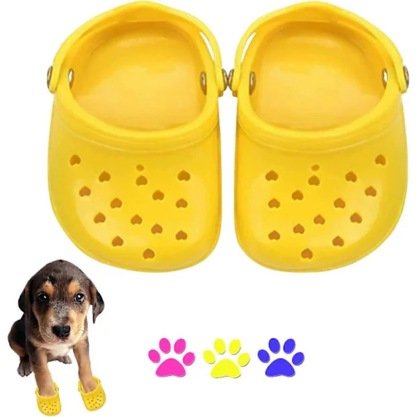 Breathable Dog Shoes for Pets, Summer Shoes for Dogs, Comfortable Rubber Dog Sandals with Non-Slip Sole