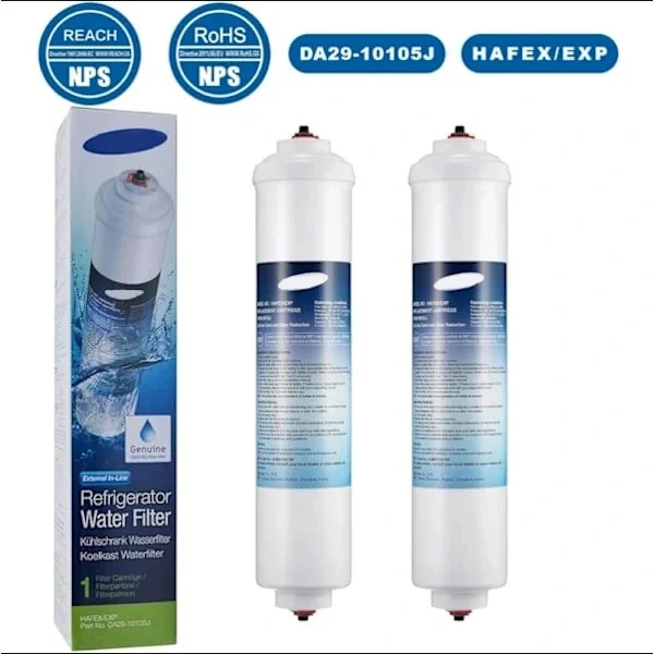 2-pack Samsung DA29-10105J HAFEX / EXP WSF-100, DA99 02131B, EF9603, HAIER LG Refrigerator Water Filter (PA) -LP- -FD4-_xx