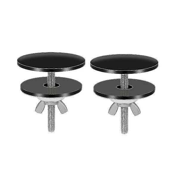 2 st 5 cm diskhohål täcklock blandarhål täcklock rostfritt stål diskho kranhål platta propp täcklock -Qin