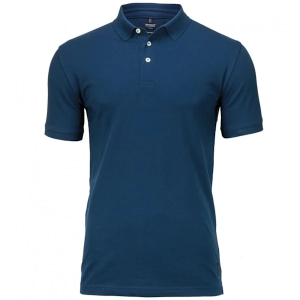 Nimbus Mens Harvard Stretch Deluxe Polo Shirt M Indigo Blue