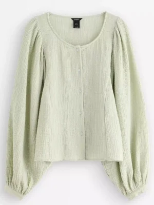 grön blus lindex