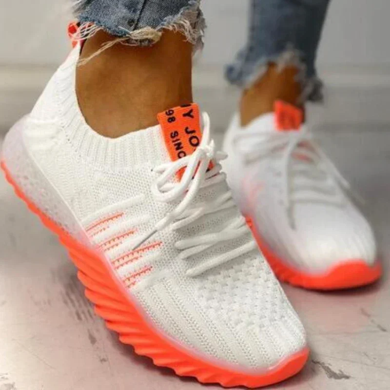 AliExpress - Chaussures de dehors à Plateforme pour Femme, Baskets de Course Respirantes à Lacets, en Maille, pour l'Extérieur, 2023