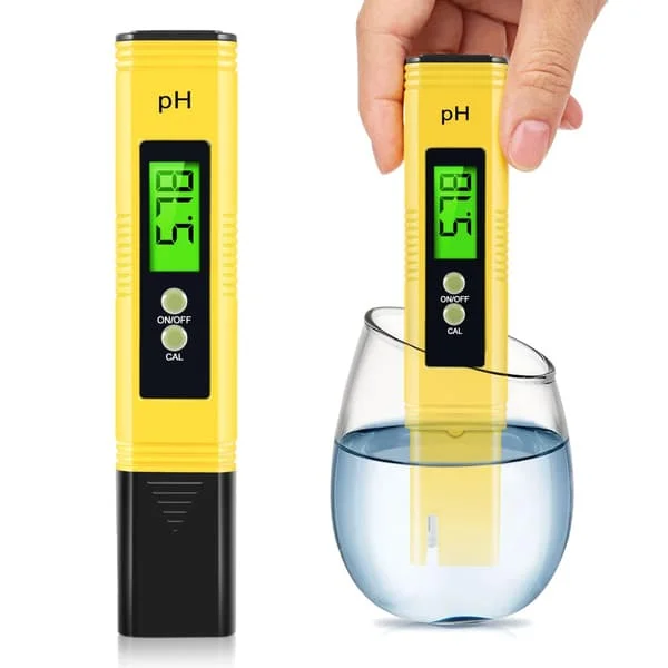 PH-meter, digital PH-meter til vand, 0,01 høj nøjagtighed PH-tester med 0-14 PH måleområde til hydroponics, husholdningsdrikke, pool og akvarium