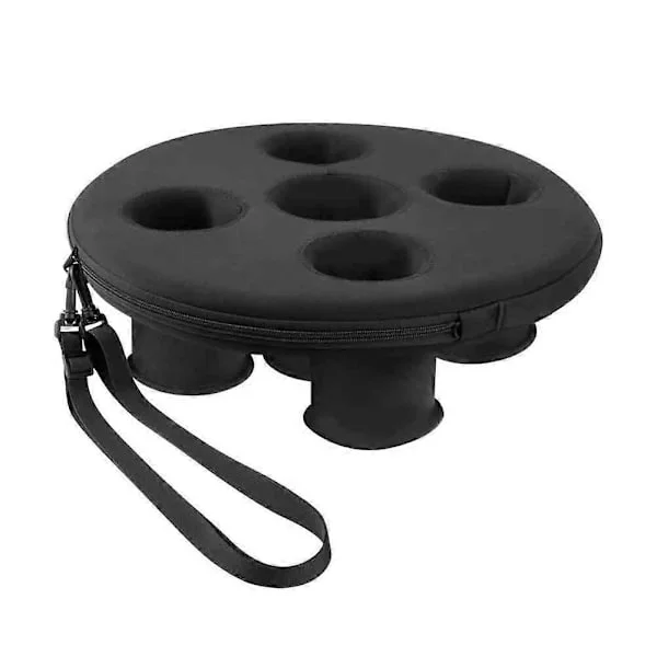 Flydende poolkopholder med en flydende bakke med 5 huller, perfekt til poolfester, strandspa og varme vandbade.