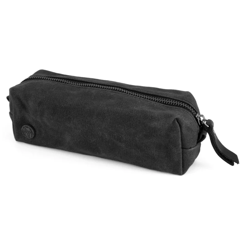 Beauty case mini in tela cerata nera per uomini - Beauty case