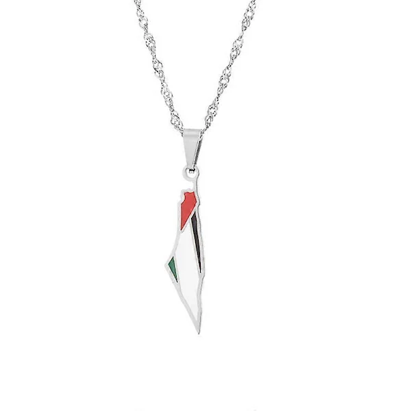 Palestina Hängsmycke Halsband Silver guld Smycken