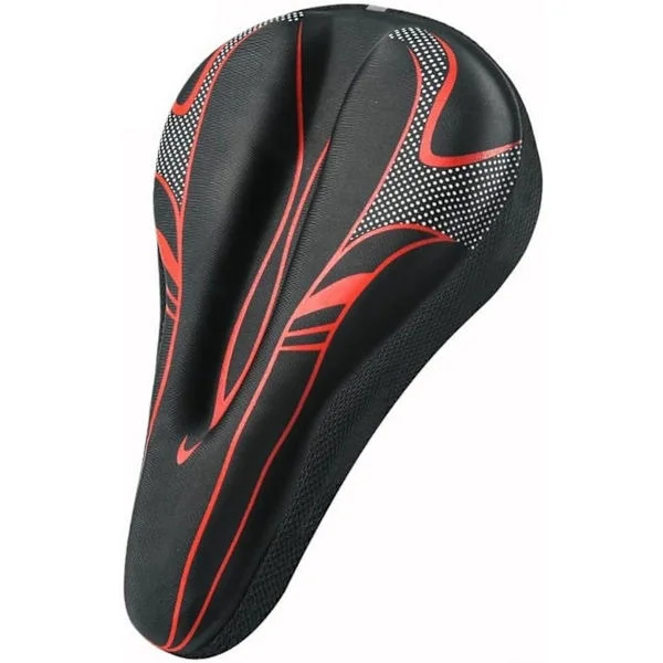 Bike Saddle Cover - Comfortable Saddle Cover - Silicone Bike Saddle Cover - Seat Cushion - Bike Saddle Cover - Bike Seat Cover - Red