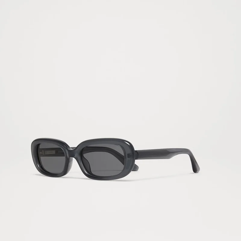 CHIMI -Aurinkolasit - Grey Oval - Chimi 12 Dark Grey