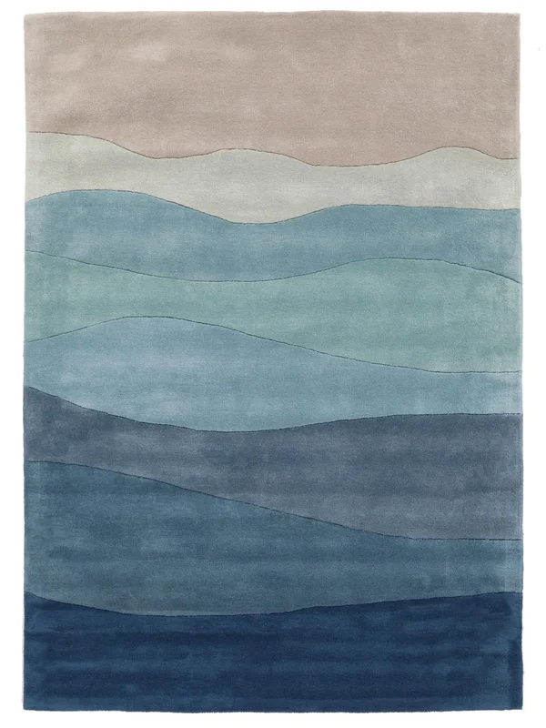 Feeling Handtufted Dywan - Niebieski 200X300 Niebieski Wełna
