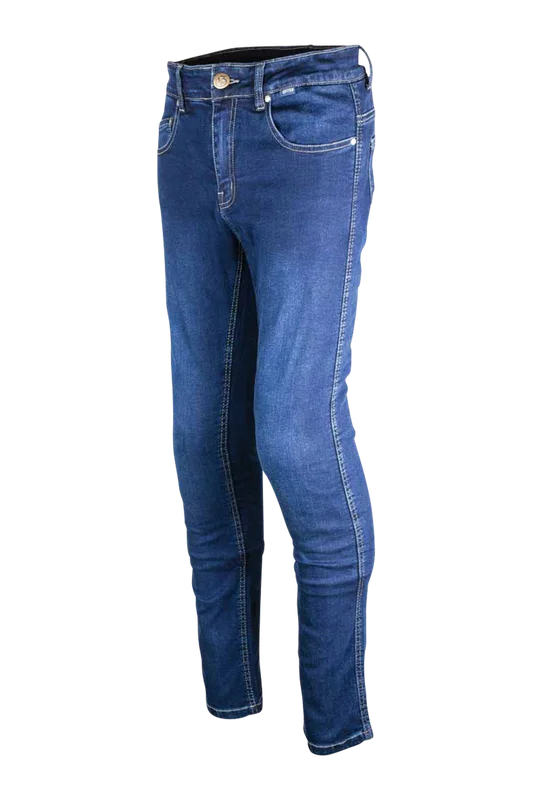 GMS Rattle Women's Motorcycle Jeans Dark Blue W40 x L32