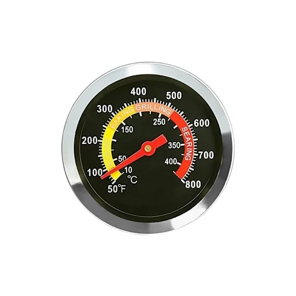 6 cm Outdoor Grill Smoker Thermometer Stainless Steel Temperature Gauge Oven Thermometer Smoker Grill, Parts