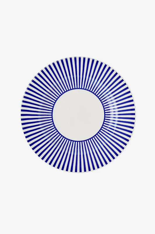 Spode - Salladstallrik Steccato 22,2 cm - Blå - Tallrikar - Från Homeroom