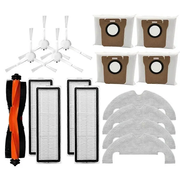 Til Xiaomi Robotstøvsuger X10 Robotstøvsuger Hepa Filter Moppeklud Klude Støvposer Erstatning