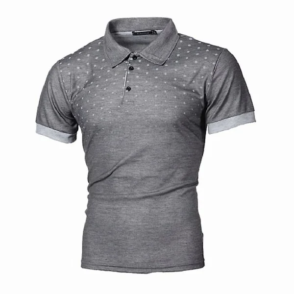 Kb Herre Polo Herre Skjorte Kortermet Polo Skjorte Kontrastfarge Polo Nye klær Sommer Streetwear Uformelle mote Herre Overdeler