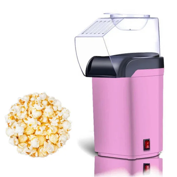 Nostalgia Kuumailma Popcorn -kone 1200W Sähköinen Popcorn-laite 16 Kupin Kapasiteetti Retro-muotoilu