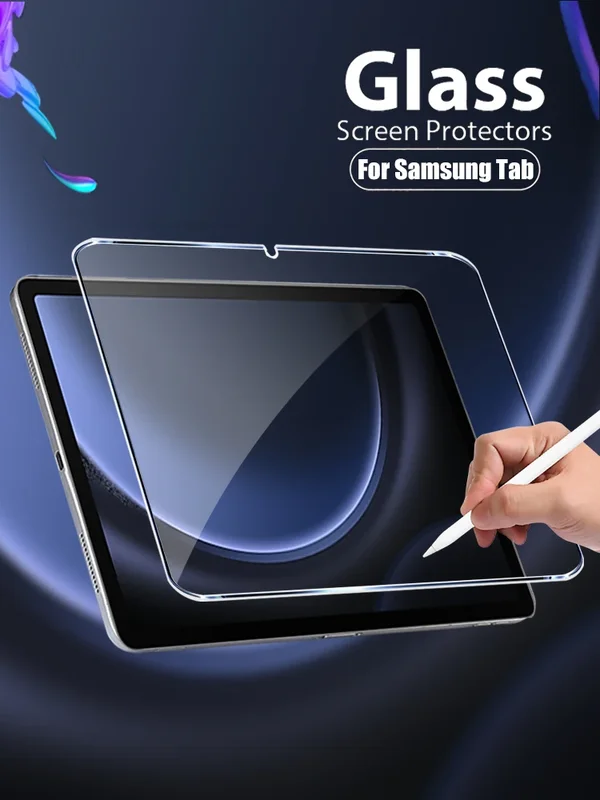 AliExpress - Displayschutzfolie aus gehärtetem Glas für Samsung Galaxy Tab S6 Lite A9 Plus S8 S9 Plus Ultra S7 Fe S9 Fe 12,4 A8 S10 S11 Film