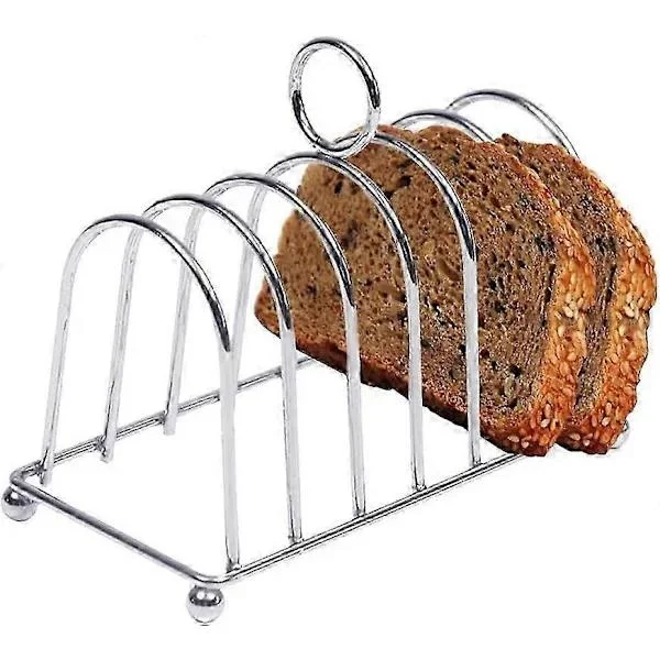 Rustfrit stål hestesko brødrister display hjem køkken brødrister udendørs camping picnic brødrister stativ hjem udendørs køkken