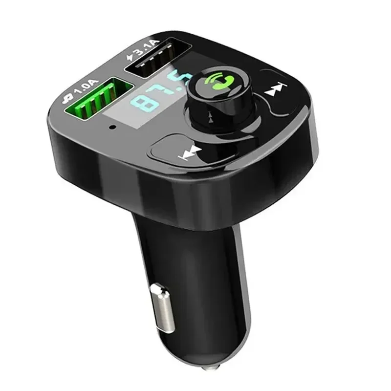 AliExpress - XIKCU LED MP3 Bluetooth FM Audio Receiver Freisprecheinrichtung Bluetooth 5.0 Sender 2,1 A 3,1 A QC3.0 Typ C Dual USB Car Kit Ladegerät