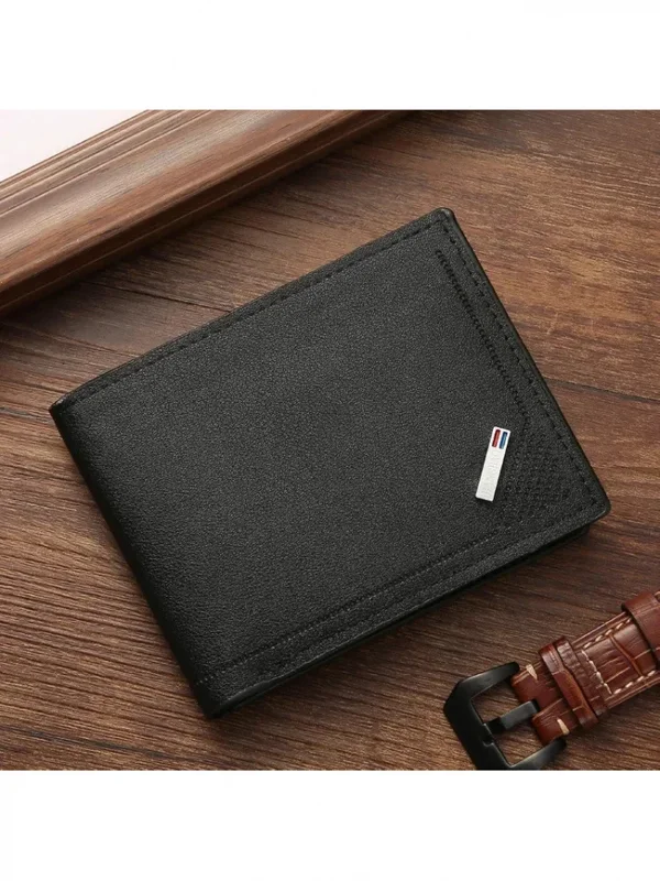 AliExpress - Portefeuille court en cuir pour hommes portefeuille mince pliable minimaliste portefeuille en cuir souple