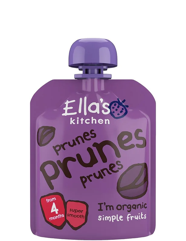 3 for 2 - Ella's Kitchen Babymos svesker (4 mdr) Ø 70 g, Børn & Forældre, Babymad, Babymos