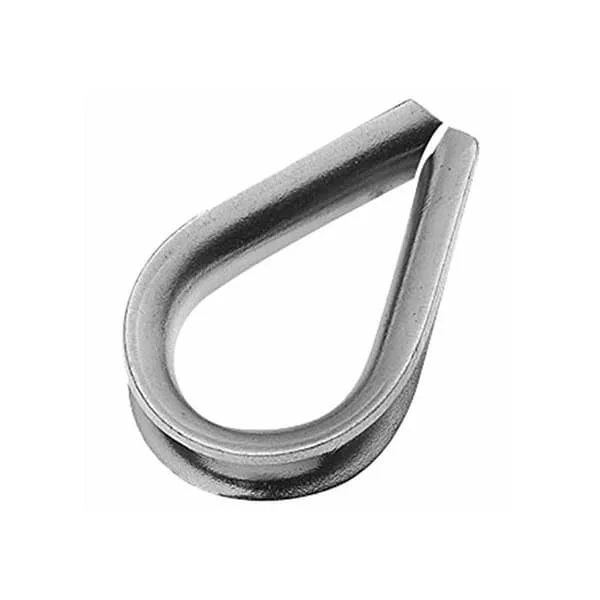 INDUSTRIELL - M6 Genomgående Kaus - Galvaniserat Stål Vajerskydd - 6mm Stål Vajerdiameter - Förpackning med 20 - Stark och Hållbar Fästning