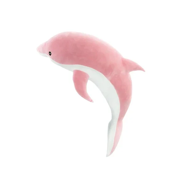 Myk Delfin Plysj Kosepute, Stor Myk Delfin Kosedyr Leketøy Dukke Gaver til Barn, Valentinsdag, Sengetøy liten liten liten Rosa