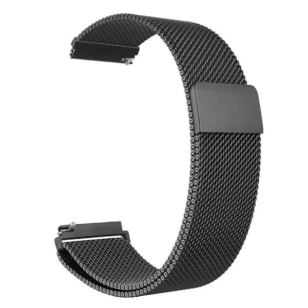 20/22mm Magneettinen Milanese-ranneke Samsung Galaxy Watch 7 6 5 4 40 44mm Gear S3 -kelloon Ruostumattomasta teräksestä valmistettu ranneke Huawei 4 