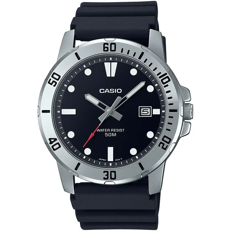 AliExpress - Montre Casio pour homme, bracelet en résine, étanche, style business, MTP-VD01-2E