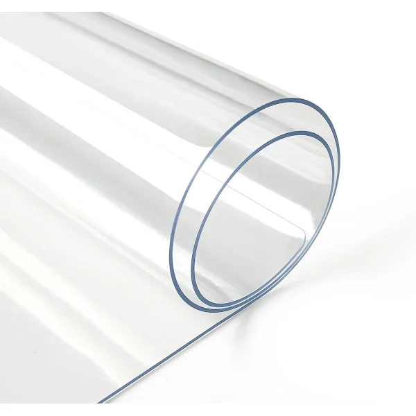 cm - 1 - 5 - mm - Gjennomsiktig - myk - glassunderlag - Bordunderlag - Egnet - sminkebord - nattbord - Databord - skrivebord