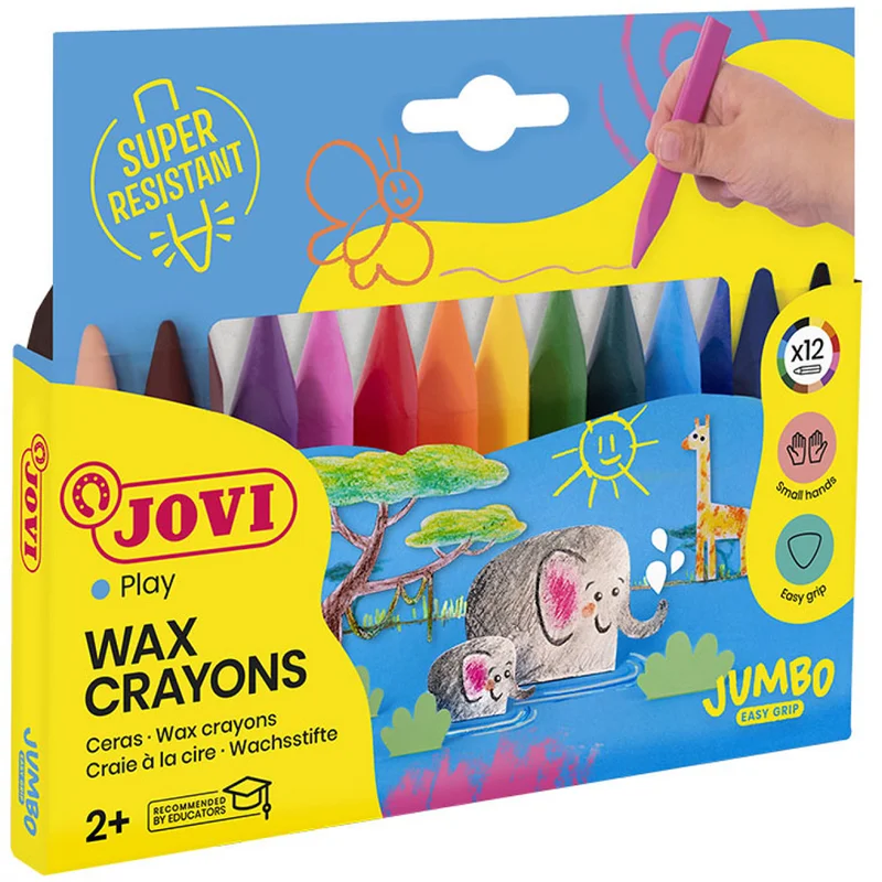 JOVI Vahaliidut Jumbo Easy Grip 12-setti (2 vuota+)
