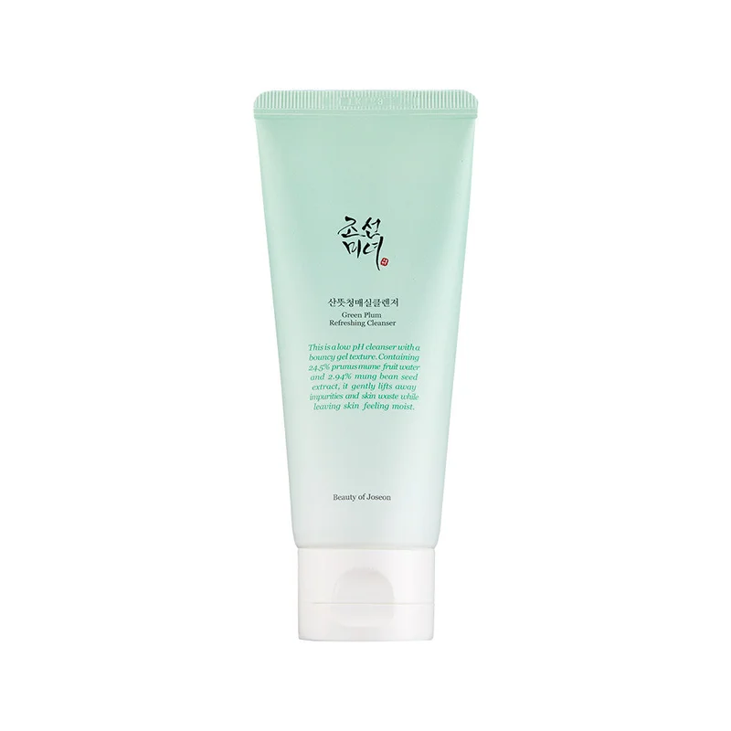BEAUTY OF JOSEON Viso Green Plum Refreshing Cleanser 100ml - Gel detergente