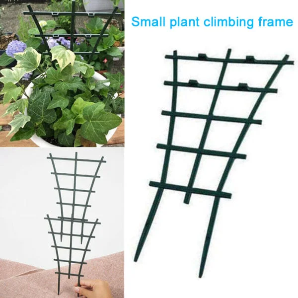 [NT] 2st Växtstöd Trädgård Plast Spaljé Blomma Vinrankor Klätterställning Ram Rack Flerfärgad