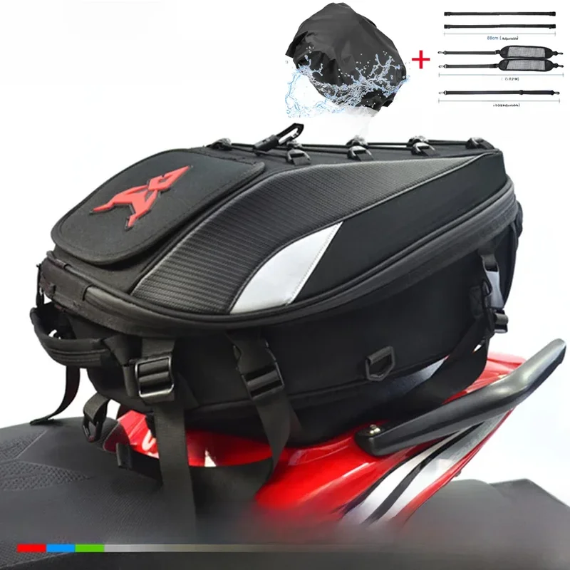 AliExpress - Motocentric Waterdicht Motorfiets Staart Zak Multifunctionele Motorcycle Rear Seat Bag Hoge Capaciteit Motor Tas Rider Rugzak