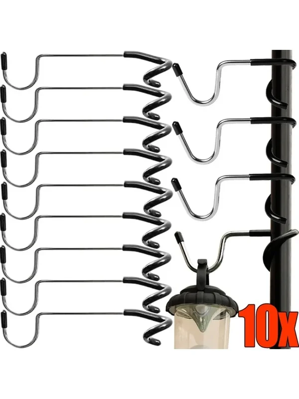 AliExpress - Outdoor Camping Lichthaak Roestvrij staal Roestvrij staal Camping Hanglamp Hanger Antislip Tenthanger Tuinlantaarnhaken