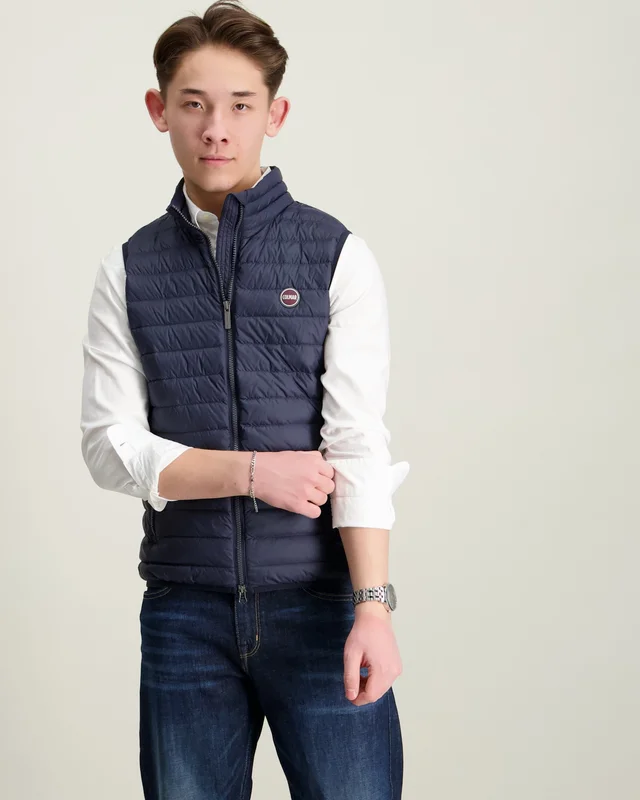 Colmar BOY DOWN VEST Bleu Gilets Garçon - Kids Brand Store