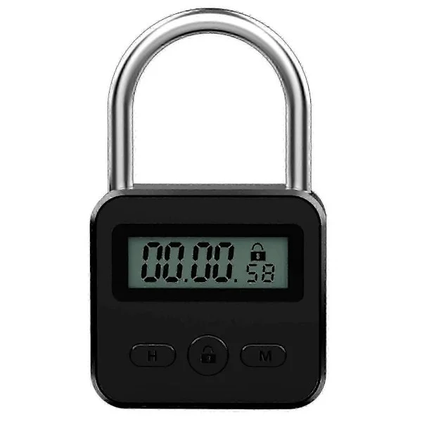 Metall Timer Lås LCD Tid 99 Timer Maks Tid USB Timer Hengelås-God