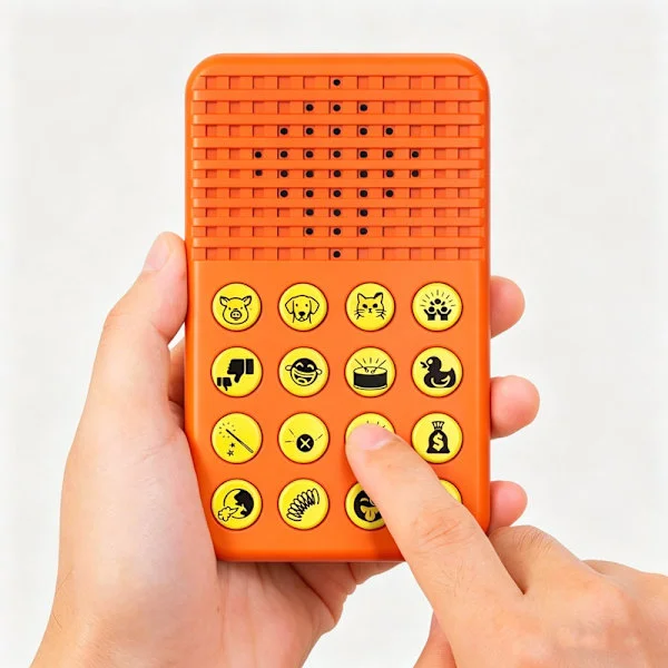 Prank Machine Sound Toy 16 Sounds, Funny Gag Prank Machine with Humorous Sound Effects, Kids and Teenagers Toy for Gift and Daily Play, Red