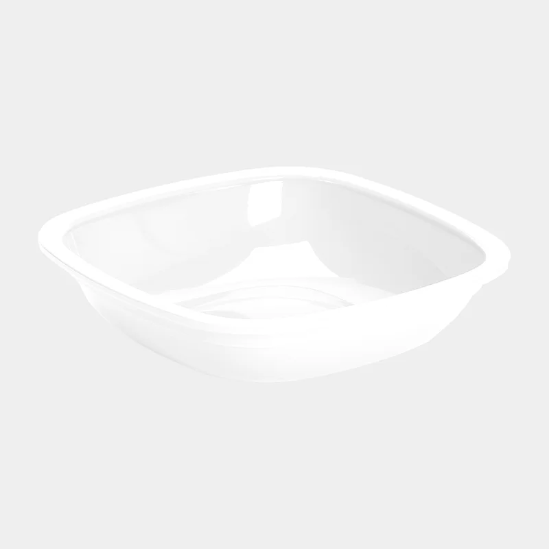 Djup plasttallrik Nordiska Plast, vit, 18.5 cm