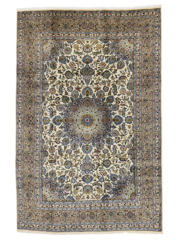 Orientalisk Kashmar Matta 200X295 Brun/Mörkgrå (Ull, )