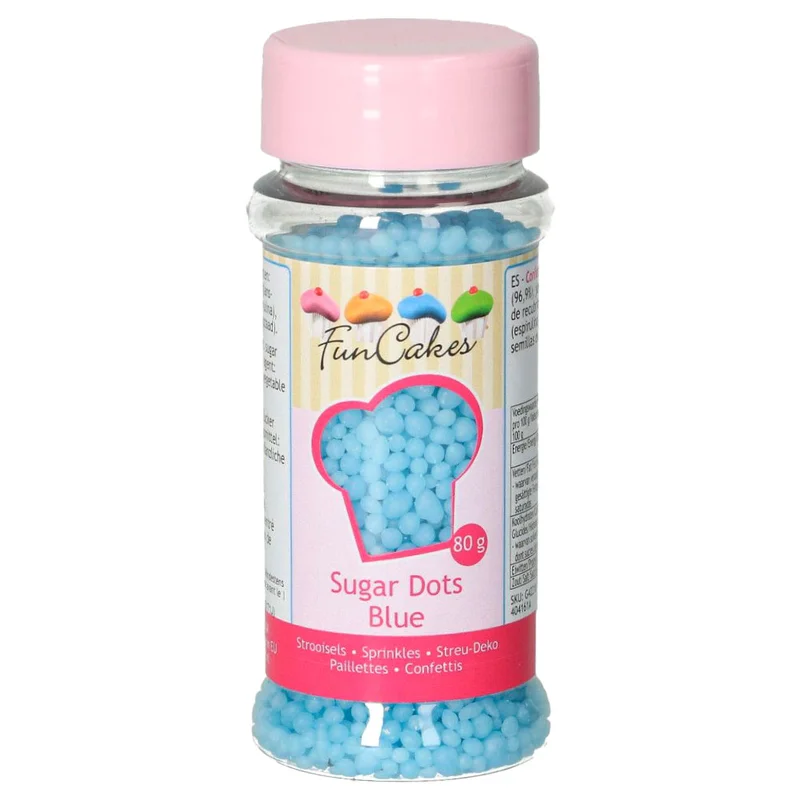 Strössel Sugar Dots Blå