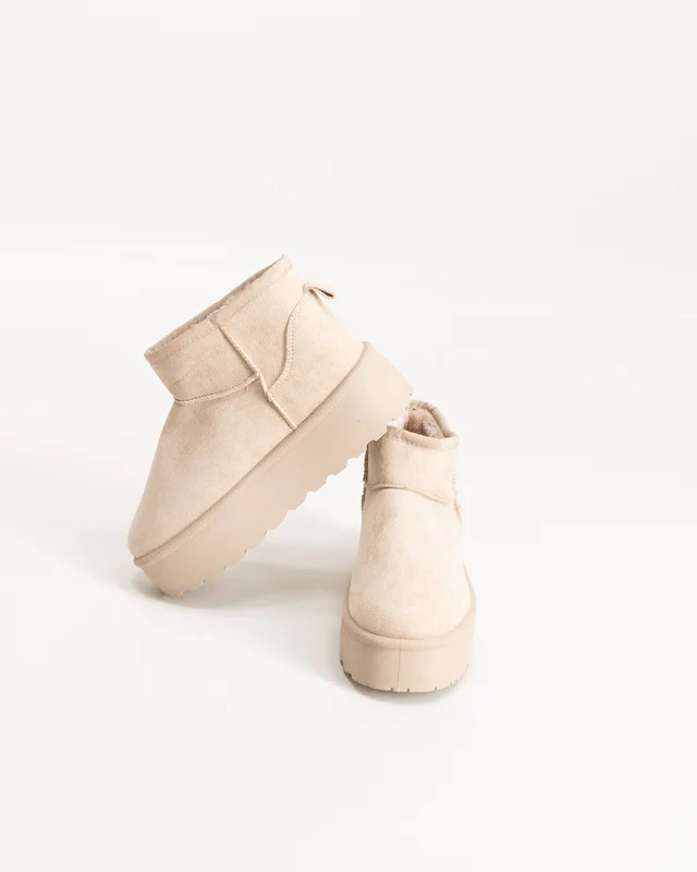 RYVLS Low Chunky Winter Boots Beigestä Kengät Tytöt - Kids Brand Store