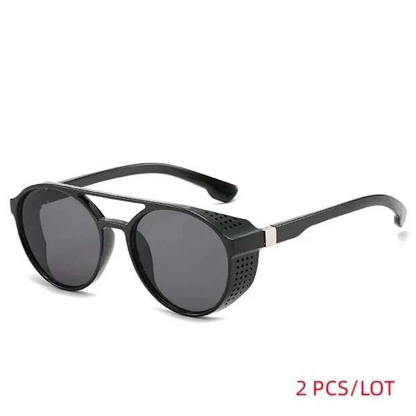 MUSELIFE Klassiske Punk Solbriller Mænd Brand Designer Solbriller Mænd Vintage Solbriller til Mænd Punk Oculos De Sol Gafas UV400