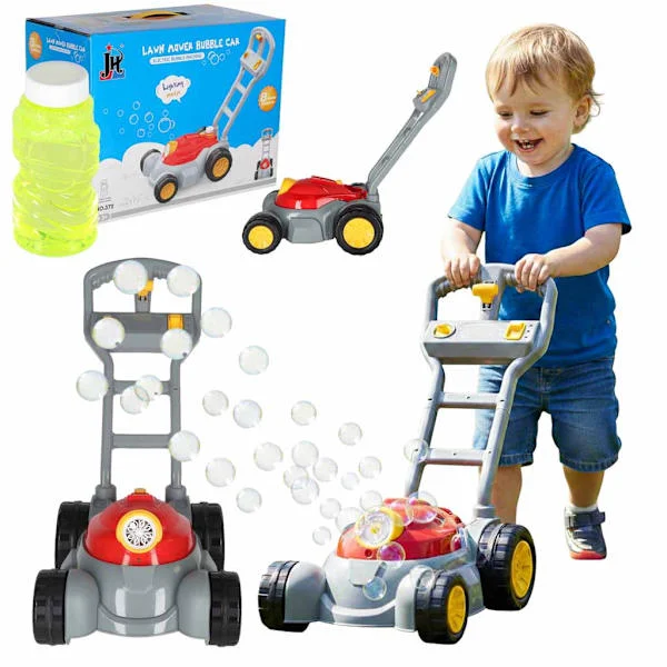 Leksaksgräsklippare med bubbelmaskin, ljud & ljus, 3+ år (f2)